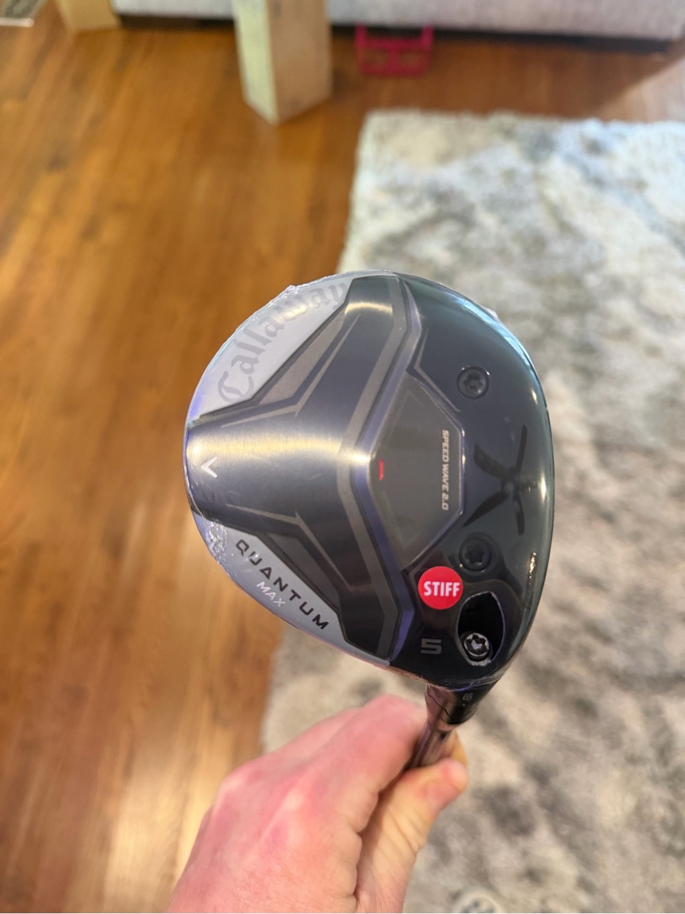 Callaway Quantum Max 5 Wood - Black and Gray stuff shaft